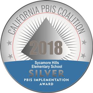 CAlifornia PBIS Coalition 2018 Silver Implementation Award 